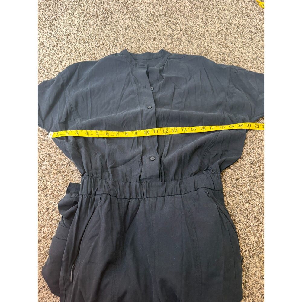 Lululemon Black Perfectly Poised Utility Jumpsuit Womens Sz 4 Modal Blend - Picture 11 of 13